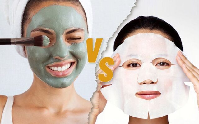 Sự khác nhau giữa mặt nạ đất sét và mặt nạ giấy