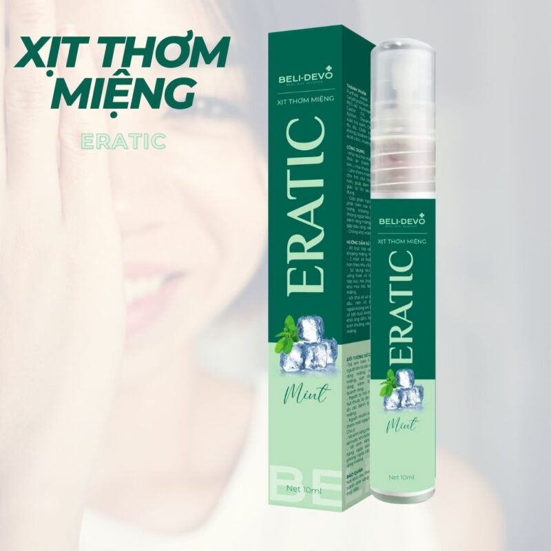 Xịt thơm miệng Eratic Beli Devo