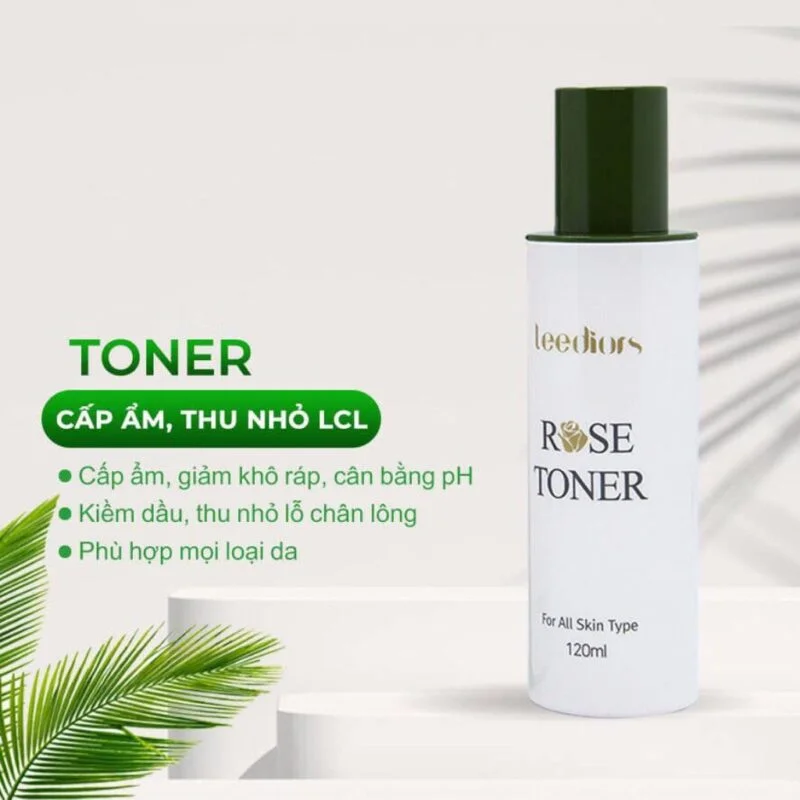 Nước hoa hồng Leediors Rose Toner